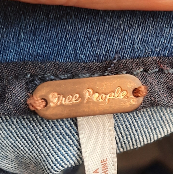 Free people denim mini skirt - - Picture 3 of 3